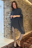 Paloma Oversized Grunge Knit Charcoal